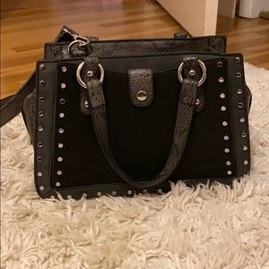 NWT Crossbody Black/Snake Skin Bag